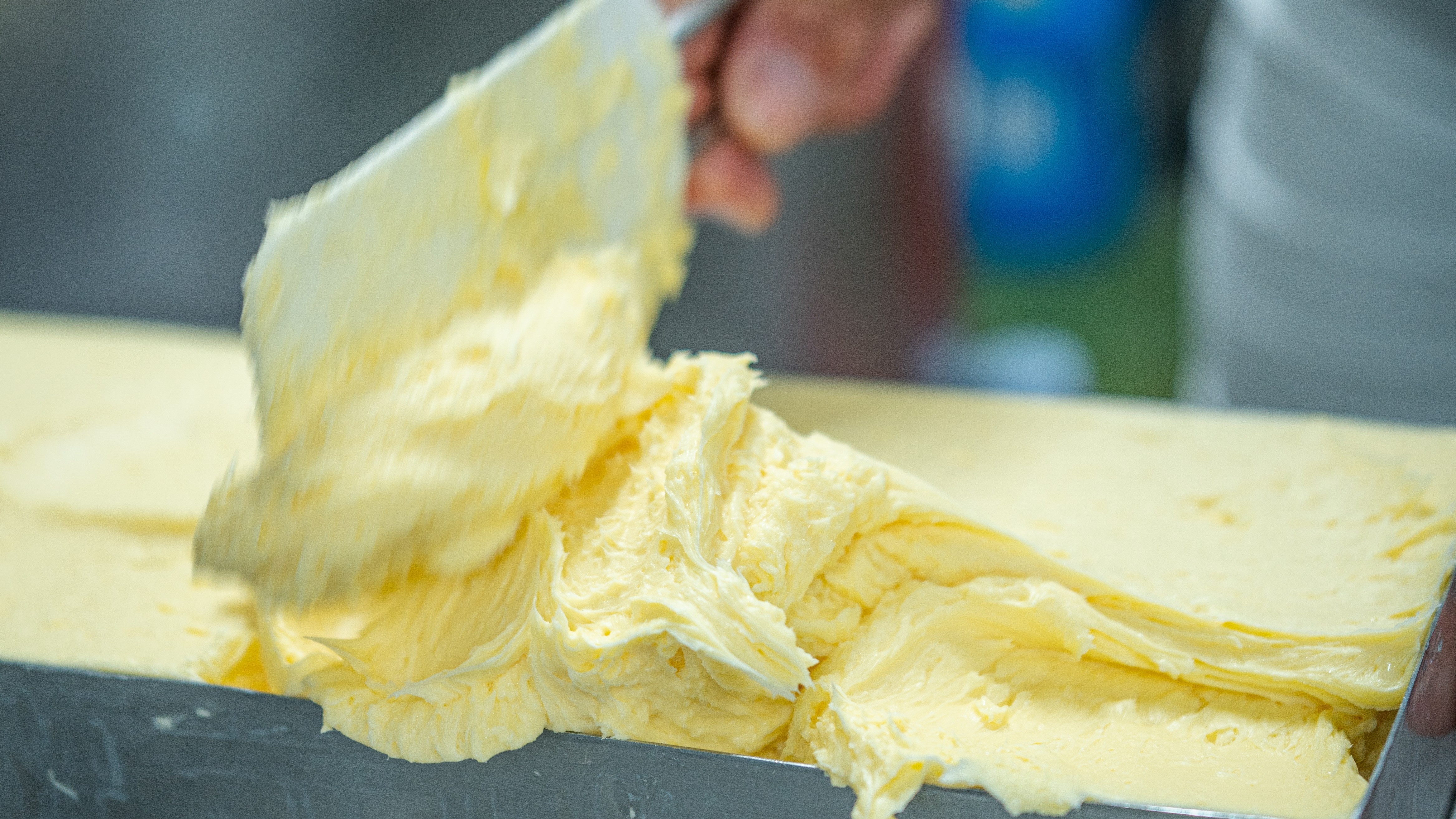 Butter wird hergestellt